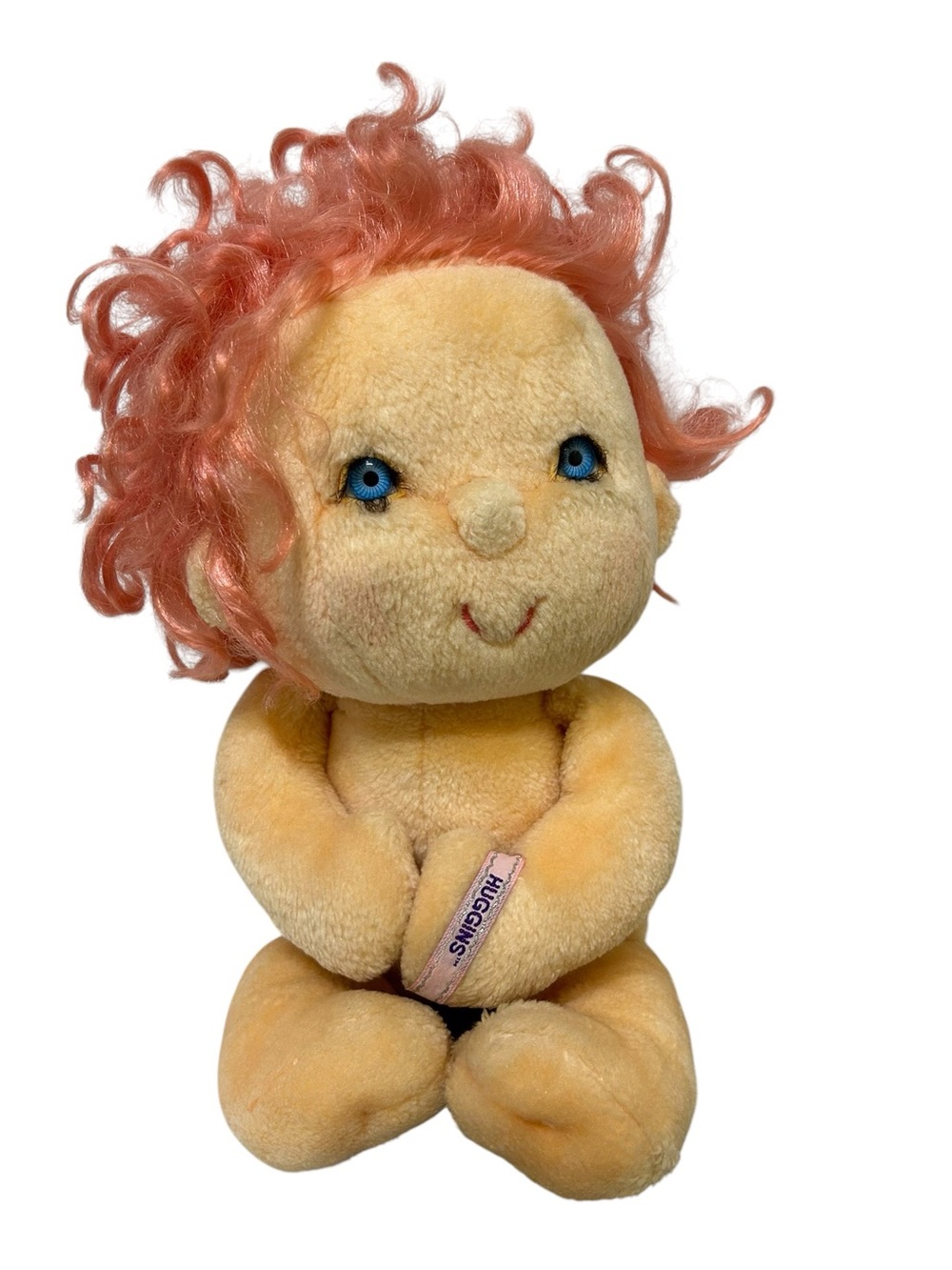 VTG 1985 Kenner Hugga Bunch HUGGINS Plush Doll Pink Hair Blue Eyes